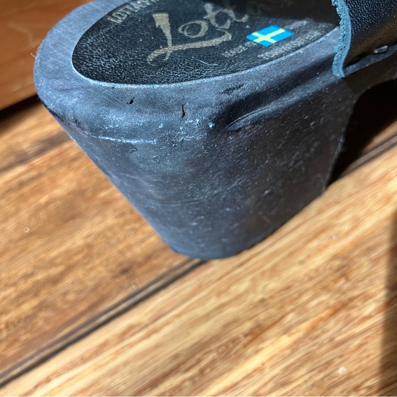 Lotta From Stockholm Black Leather Mules - Picture 7 of 9